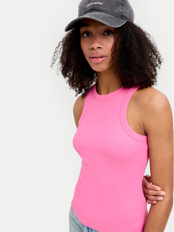 JJXX JJXX Felső 12224661 Rózsaszín Rib Fit