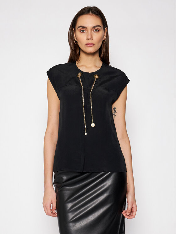 Liu Jo Liu Jo Блузка CA1233 T5888 Чорний Regular Fit