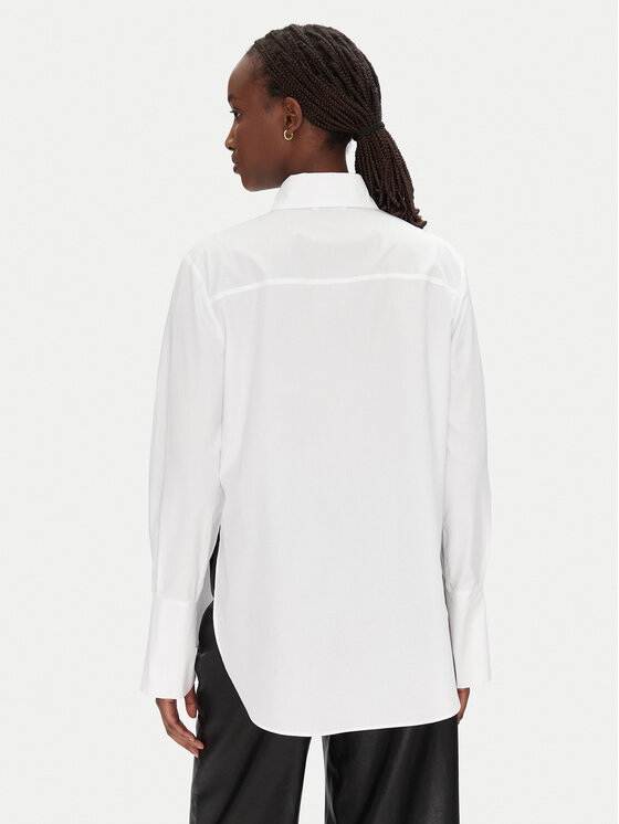 Patrizia Pepe Patrizia Pepe Srajca 8C0722/A4XB-W103 Bela Regular Fit