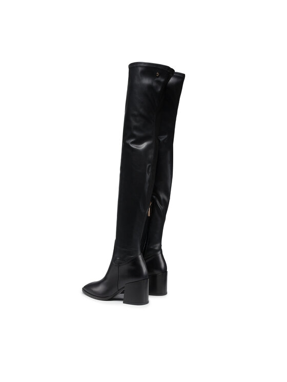 Stivali sopra il ginocchio EL-09-04-000452 Nero