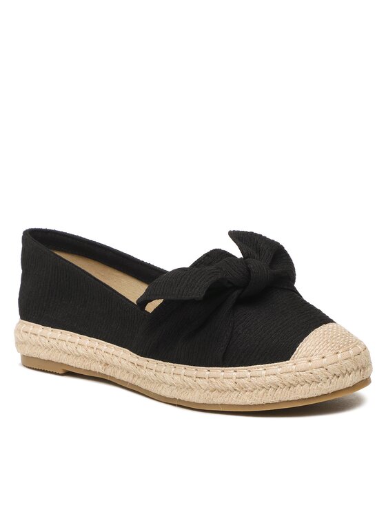 DeeZee DeeZee Espadrile WS714-102 Črna