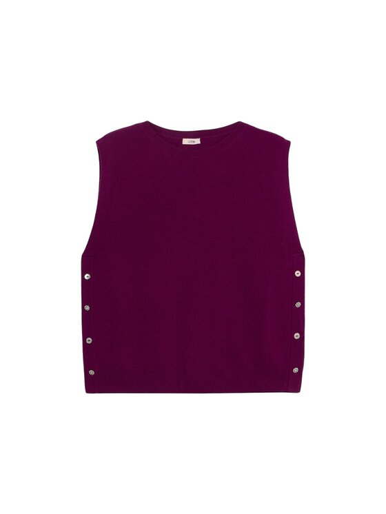 Oltre Oltre Maglione M355J005095N009 Viola Baggy Fit