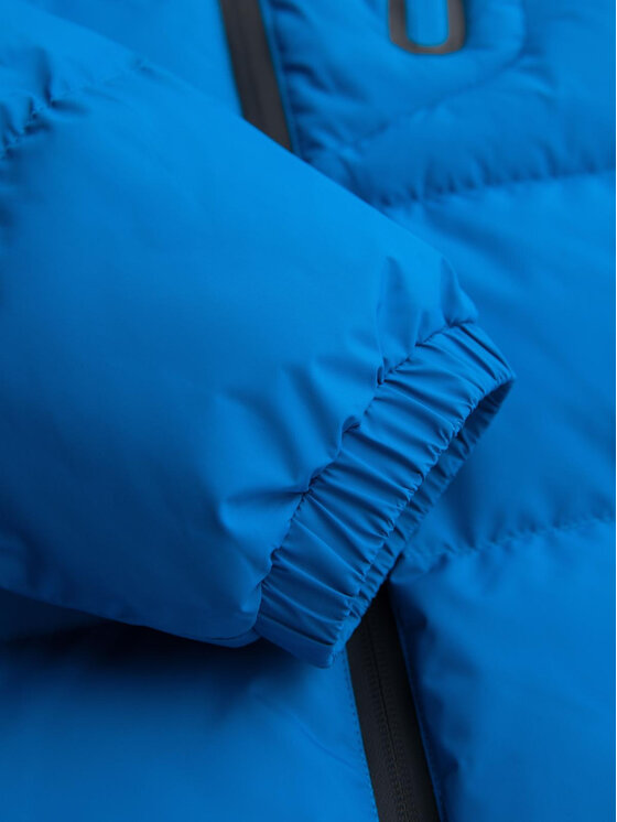 Ombre Ombre Kurtka zimowa OM-JAHP-0302 Niebieski Regular Fit