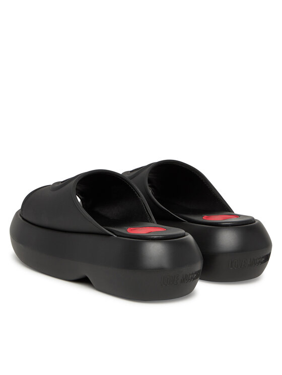 LOVE MOSCHINO LOVE MOSCHINO Klapki JA28207I0MI40000 Czarny