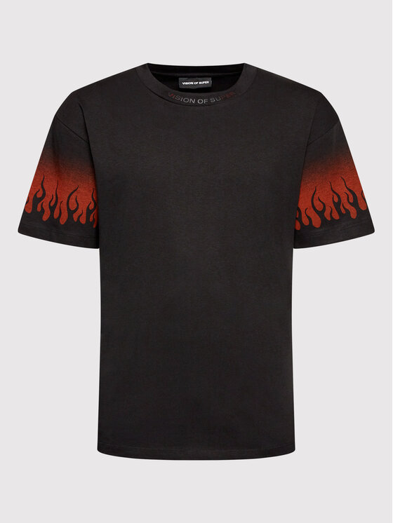 Vision Of Super Vision Of Super T-shirt VS00309 Crna Regular Fit