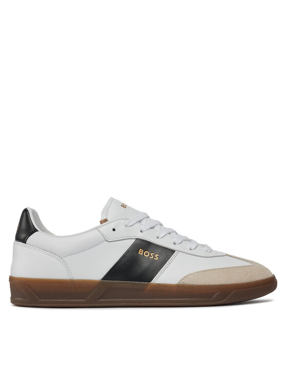 Sneakers Boss Brandon Tenn 50512374 Alb