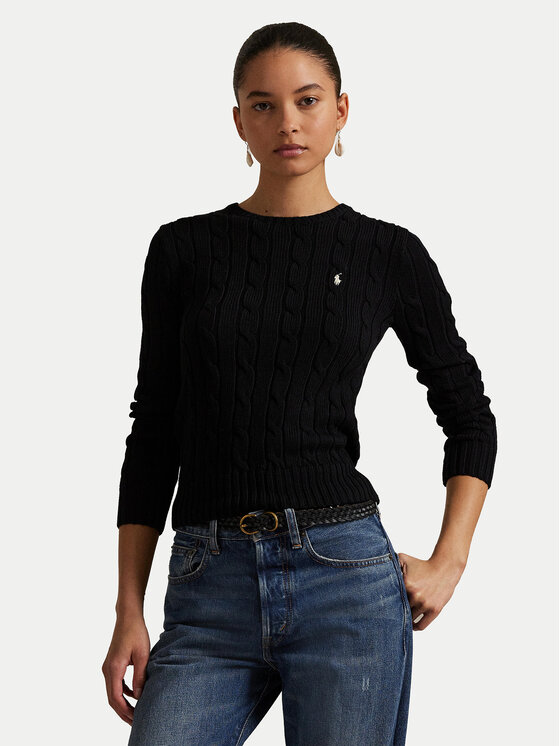 Polo Ralph Lauren Polo Ralph Lauren Svetr 211971869006 Černá Slim Fit