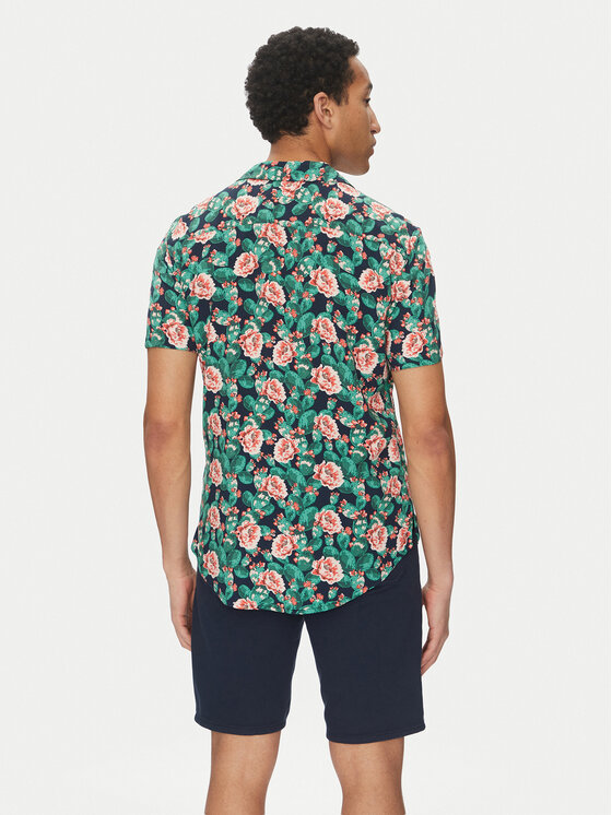 Blend Blend Koszula 20718226 Zielony Regular Fit