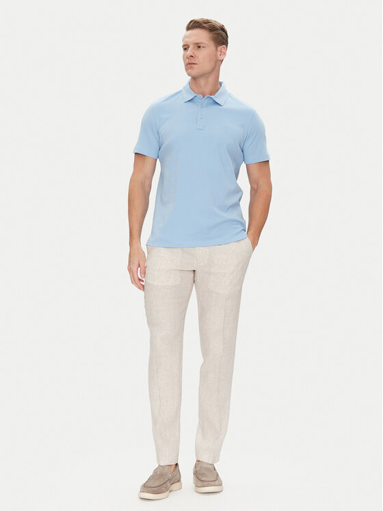 JOOP! JOOP! Polo marškinėliai 17 JJ-10Preston 30045540 Žydra Modern Fit