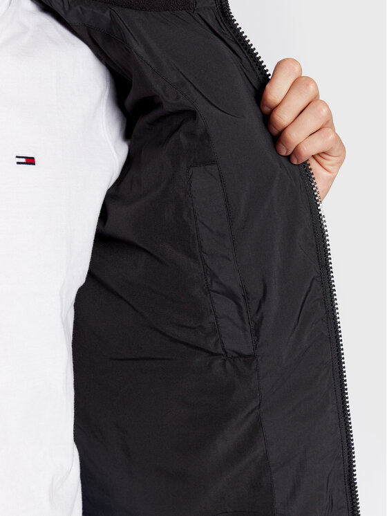 Tommy Jeans Tommy Jeans Winterjacke Essential DM0DM15447 Schwarz Regular Fit