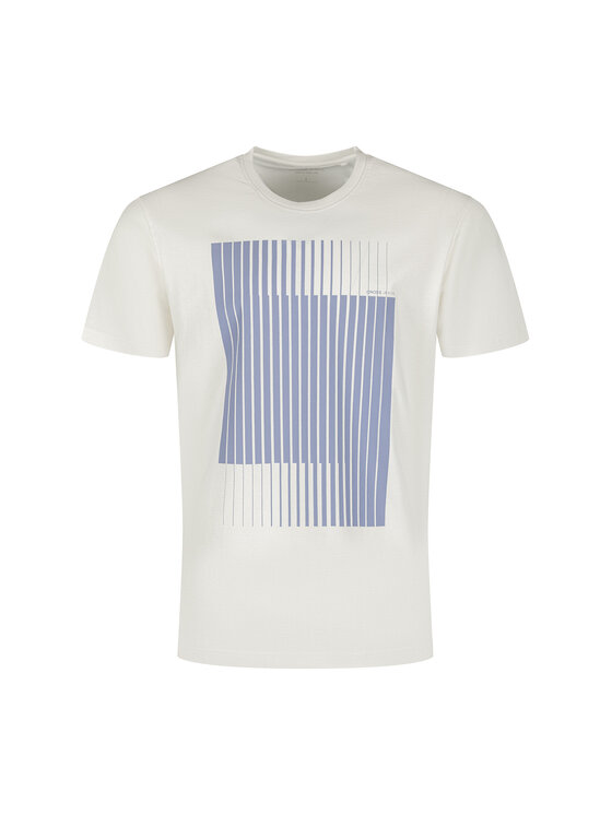 Cross Jeans Cross Jeans T-Shirt 16152-592 Biały Regular Fit