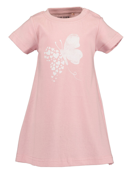 Blue Seven Kleid für den Alltag 911055 X Rosa Regular Fit Modivo at