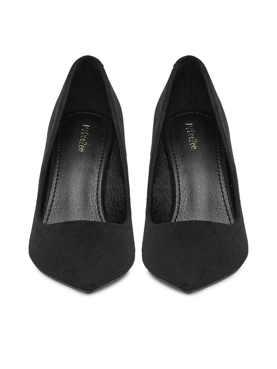 DeeZee DeeZee Pantofi cu toc subțire DBC-37237-1 Negru