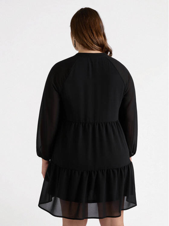 Fiorella Rubino Fiorella Rubino Vestito da giorno 7044T001689N033 Nero A-Line Fit