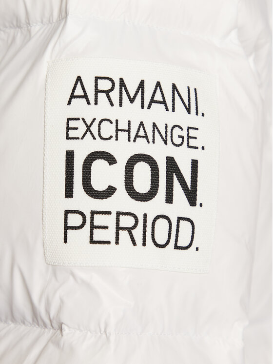 Armani Exchange Armani Exchange Giubbotto piumino 8NYK50 YNYNZ 1100 Bianco Regular Fit