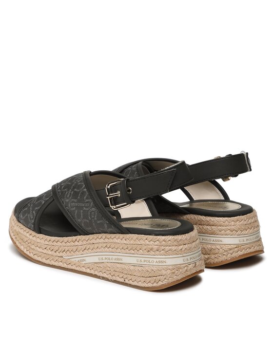 U.S. Polo Assn. U.S. Polo Assn. Sandale Glory GLORY005 PRINT Crna