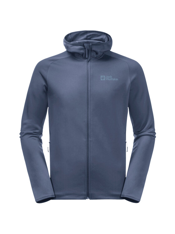 Bluza, rozmiar M, Niebieski, Jack Wolfskin Baiselberg Hooded FZ M