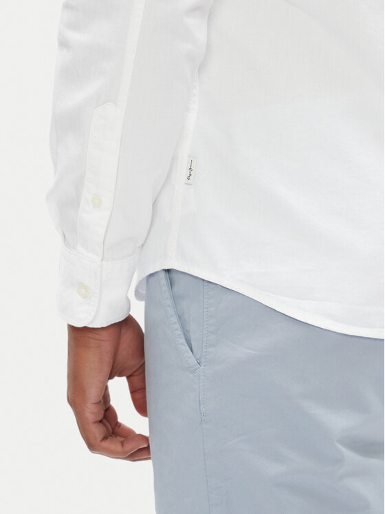 Pepe Jeans Pepe Jeans Koszula Phil PM308274 Biały Regular Fit