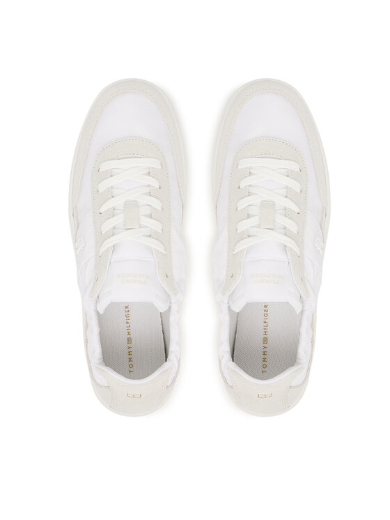 Tommy Hilfiger Tommy Hilfiger Laisvalaikio batai Th Heritage Nylon Sneaker FW0FW09405 Balta