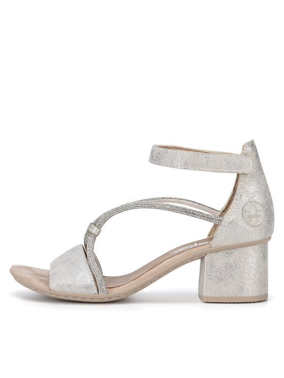 Rieker Rieker Sandalen 64654-40 Silberfarben
