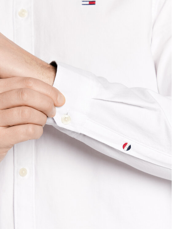 Tommy Jeans Tommy Jeans Srajca Classic Oxford DM0DM15408 Bela Classic Fit