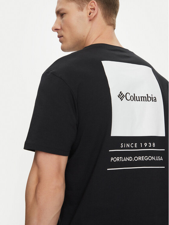 Columbia Columbia Tričko Barton Springs™ 2058331 Čierna Regular Fit