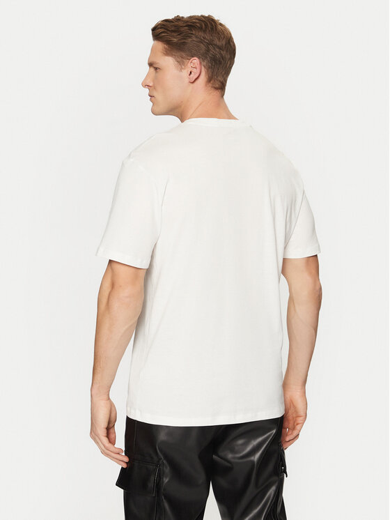 HUGO HUGO T-krekls Dostalgi 50530684 Balts Relaxed Fit