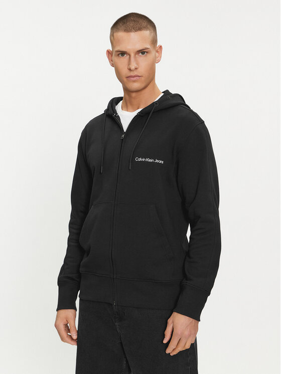 Calvin Klein Jeans Calvin Klein Jeans Μπλούζα Institutional J30J325148 Μαύρο Regular Fit