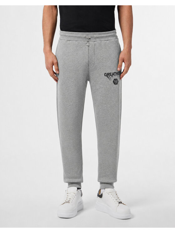 PHILIPP PLEIN PHILIPP PLEIN Spodnie dresowe 25999 Beżowy Jogger Fit