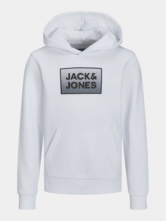 Jack&Jones Junior Jack&Jones Junior Majica dugih rukava Steel 12249653 Bijela Regular Fit