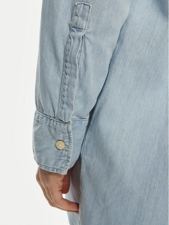 Calvin Klein Jeans Calvin Klein Jeans Džinsinė suknelė J20J225472 Mėlyna Loose Fit