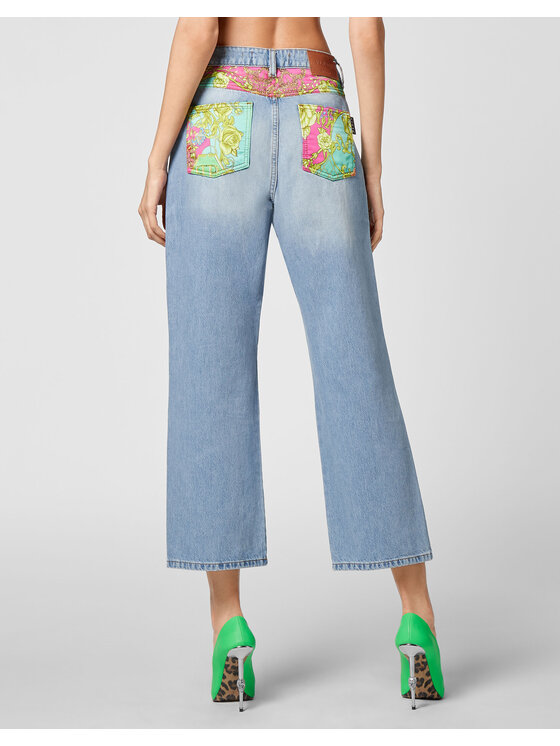 PHILIPP PLEIN PHILIPP PLEIN Jeansy 6475 Světle modrá Loose Fit