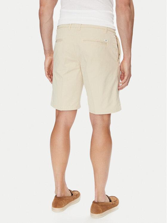 Mustang Mustang Stoffshorts Amsterdam 1016450 Beige Slim Fit