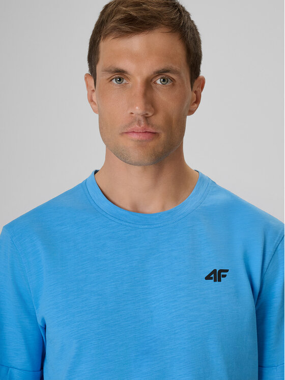 4F 4F T-Shirt LAKESIDE ESCAPE Niebieski Regular Fit
