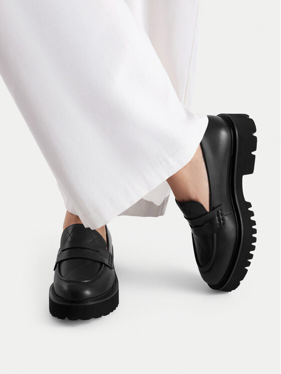 Badura Badura Loafersy JIAO-V1767-13-2 Czarny