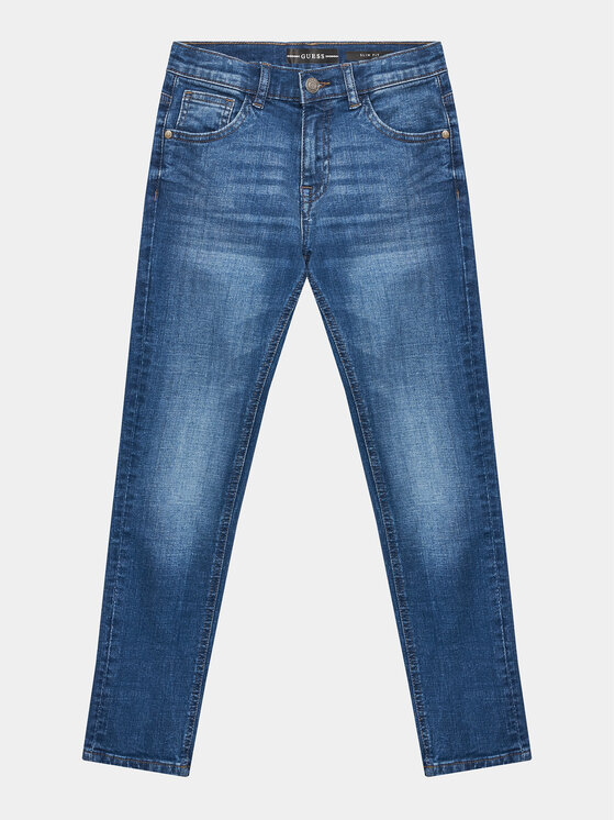 Guess Blugi L3YA00 D52Z0 Albastru Slim Fit