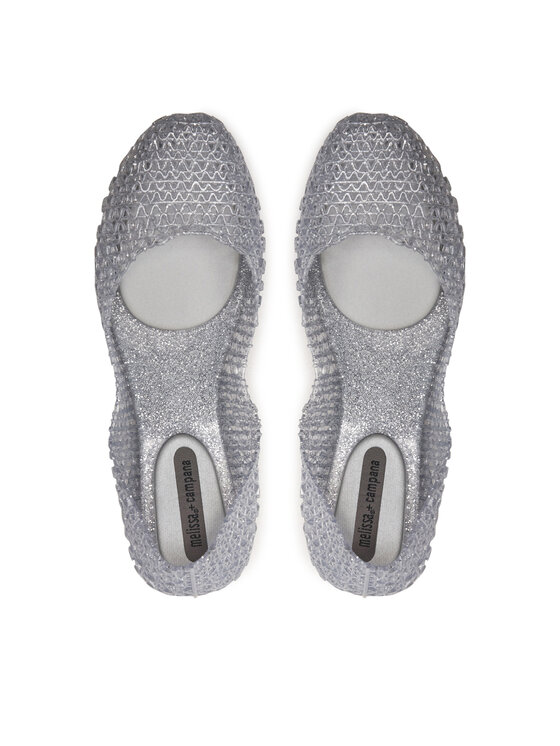 Melissa Melissa Ballerinas Melissa Campana Papel Ad 33693 Silberfarben