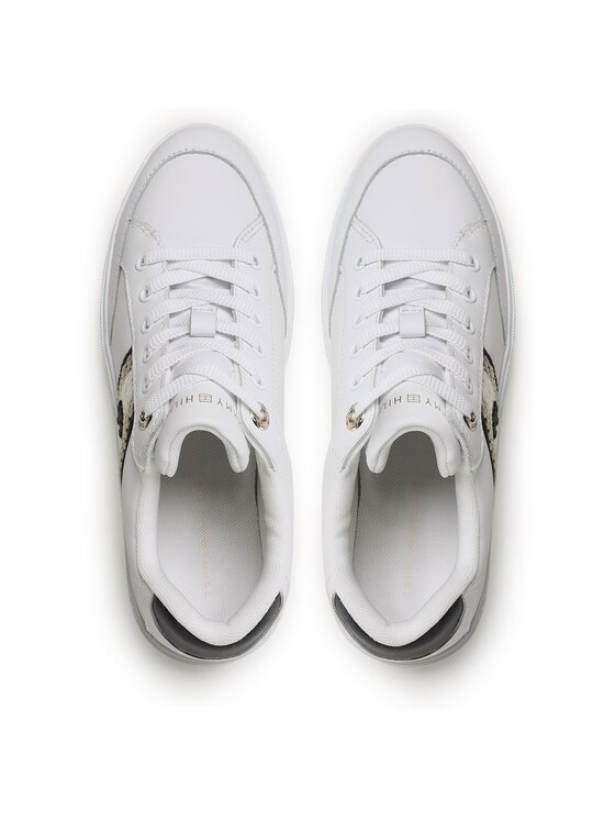 Tommy Hilfiger Tommy Hilfiger Sneakers Court Sneaker With Webbing FW0FW07106 Bianco