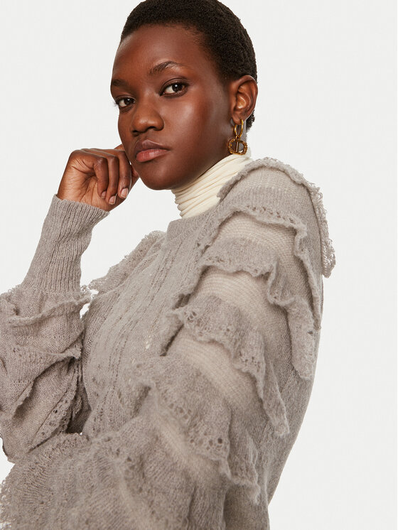 TWINSET TWINSET Sweater 242TP3101 Szürke Loose Fit
