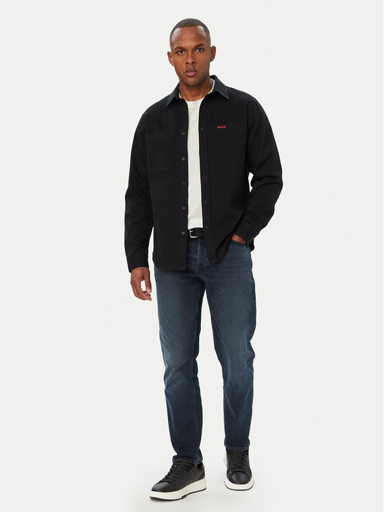 HUGO HUGO Košile Egrin 50566885 Černá Regular Fit