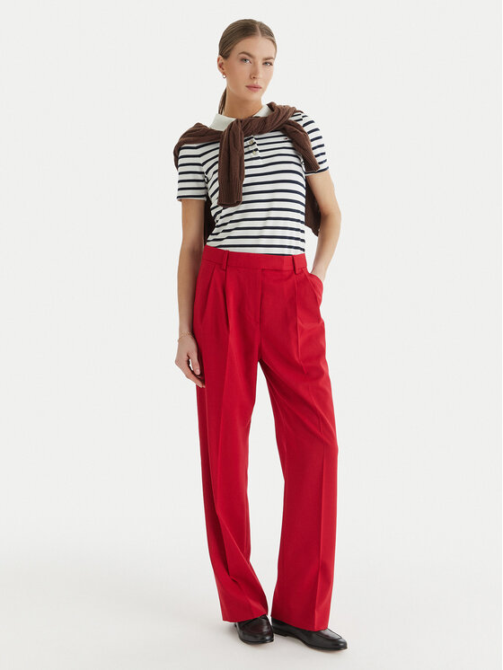 Tommy Hilfiger Tommy Hilfiger Hlače Timeless WW0WW48352 Ružičasta Straight Fit