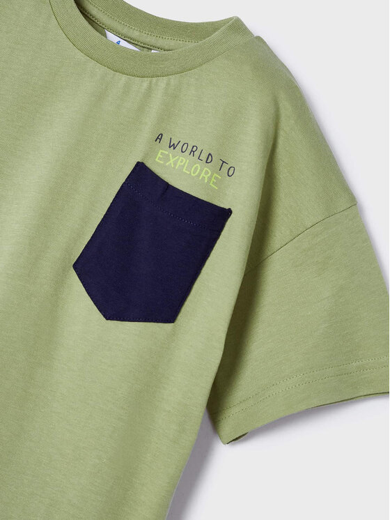 Mayoral Mayoral T-särk 3005 Roheline Regular Fit