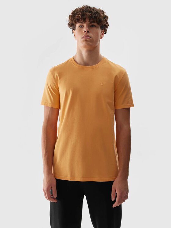 4F 4F T-Shirt 4FWSS24TTSHM1154-64S Różowy Regular Fit