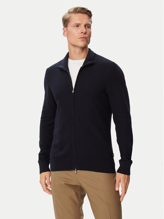 BOSS BOSS Кардиган H-Loretti 50565500 Тъмносин Regular Fit