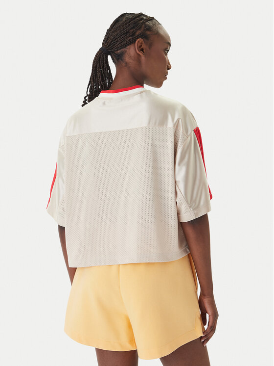 adidas adidas T-Shirt Stadium JZ1073 Béžová Loose Fit
