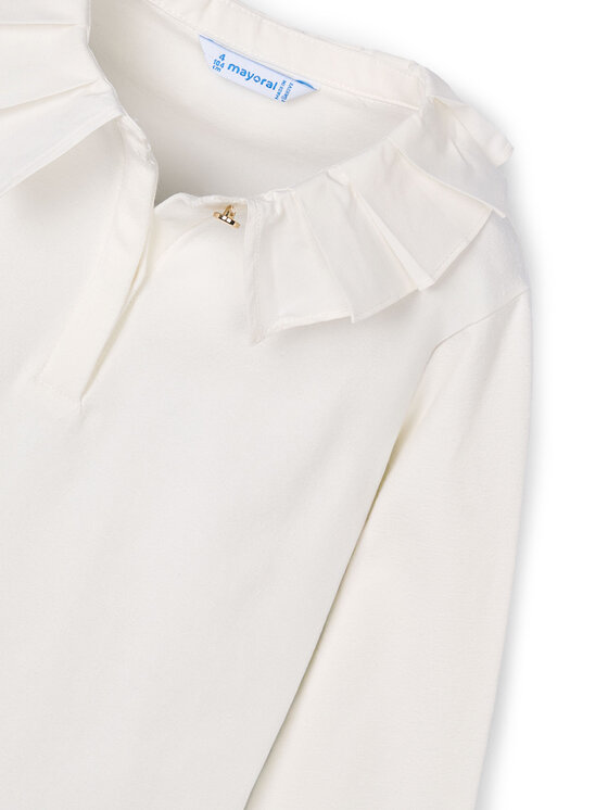 Mayoral Mayoral Bluse 131 Weiß Regular Fit