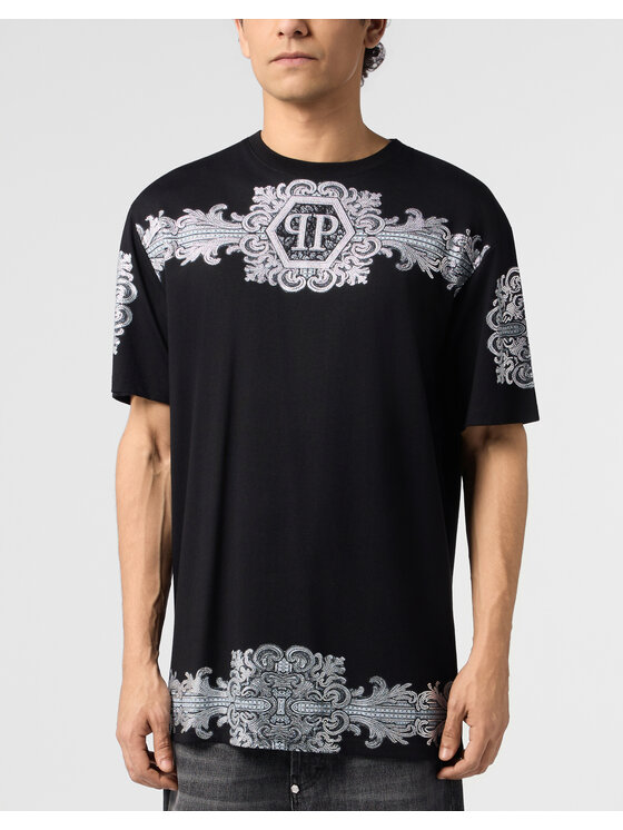 PHILIPP PLEIN PHILIPP PLEIN T-Shirt 31083 Černá Regular Fit
