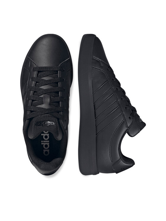 adidas adidas Sneakersy Grand Court 3.0 J KK3791 Čierna