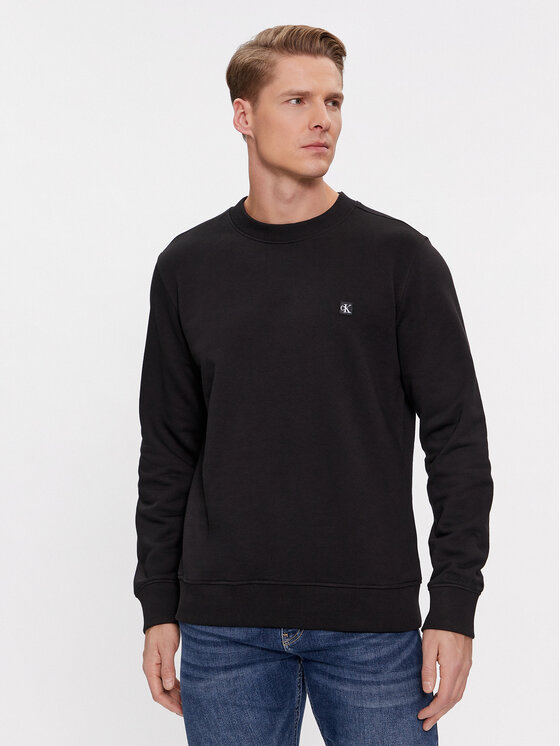 Calvin Klein Jeans Bluză Embro Badge J30J325270 Negru Regular Fit