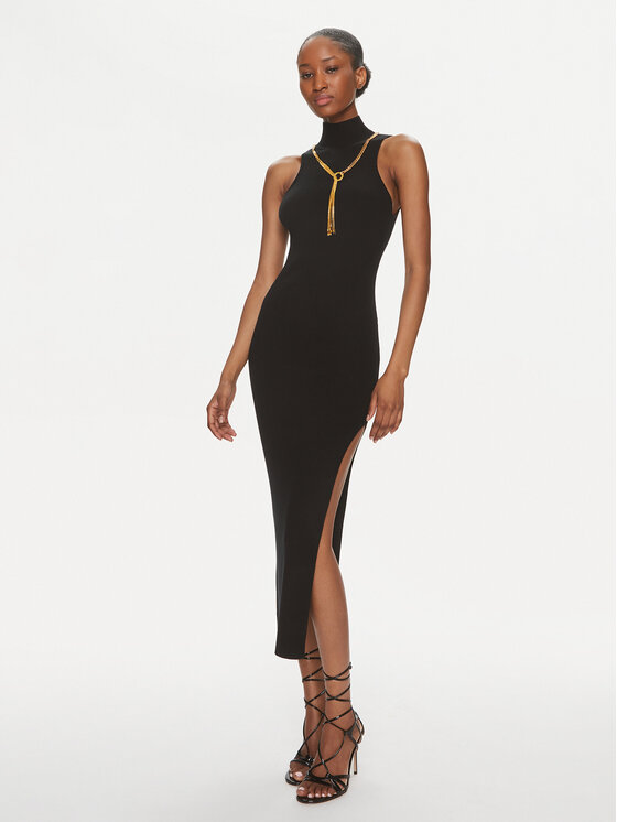 Elisabetta Franchi Elisabetta Franchi Ikdienas kleita AM-69S-41E2-V400 Melns Slim Fit